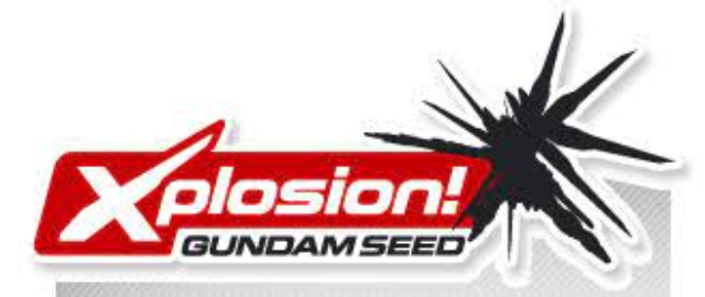 "X" plosion GUNDAM SEEDのロゴ